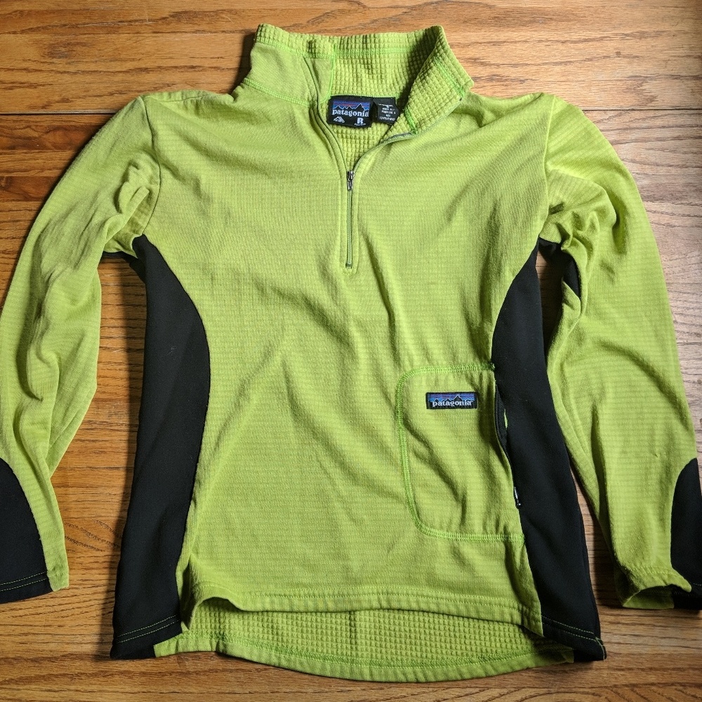 Patagonia R1 bright green